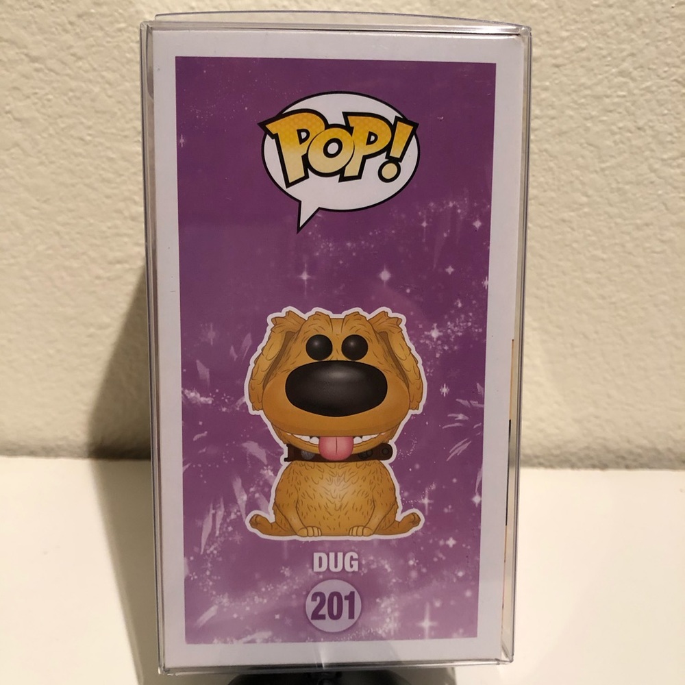 VAULTED Up! - Dug (Flocked) #201 - Hot Topic Exclusive - Picture 4 of 5
